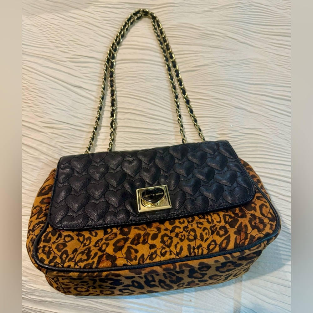 Betsey Johnson Leopard Print Shoulder Bag | Free Shipping!